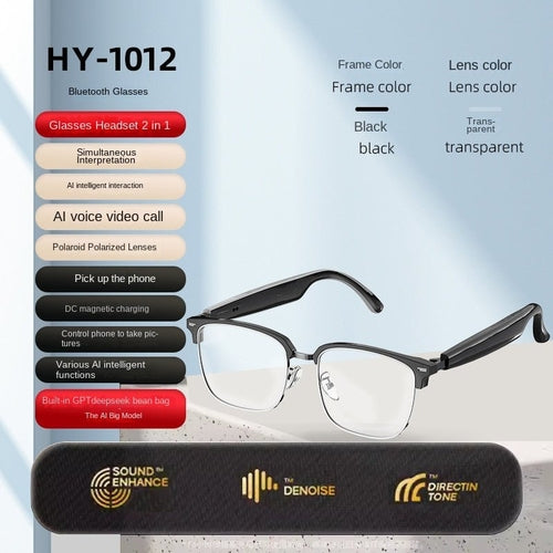 Smart AI Bluetooth Sunglasses – Music, Calls & AI Translation