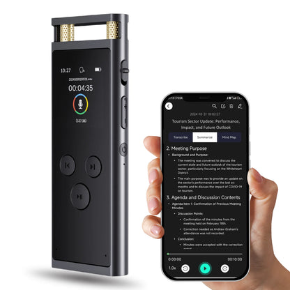 AI Voice Recorder Space Gray