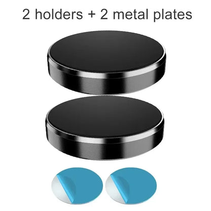 Magnetic Round Phone Holder Magnet Sticker for Car Interior Accessories GPS Air Vent Mount Mobile Stand
