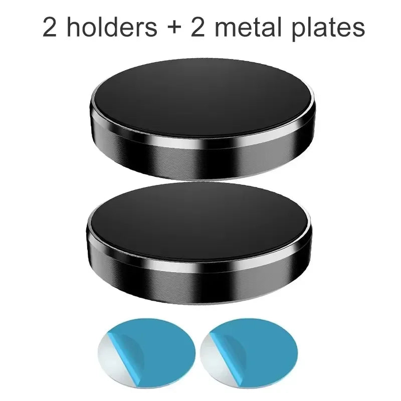 Magnetic Round Phone Holder Magnet Sticker for Car Interior Accessories GPS Air Vent Mount Mobile Stand