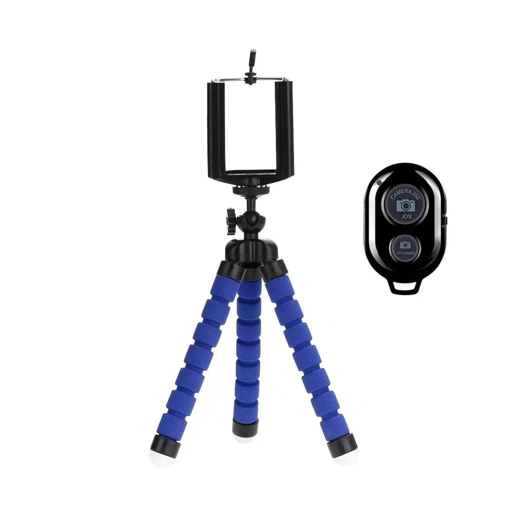 Mini Universal Photography Octopus Tripod Monopod Phone Mini Camera Phone Webcam Holder Clip Smartphone Monopod Tripe Stand