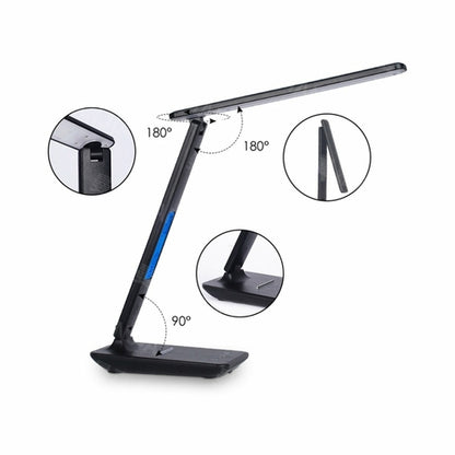 Lamp Plus 3-in-1 LED Lamp with Wireless Charger, Clock & Temperature