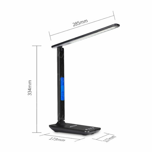 Lamp Plus 3-in-1 LED Lamp with Wireless Charger, Clock & Temperature