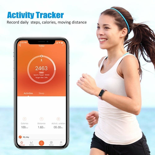 SmartFit Slim Activity Tracker & Smart Watch with Free Extra Band