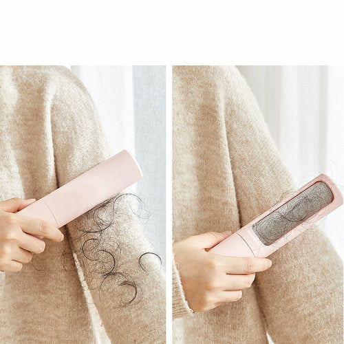 2-in-1 Pet Hair Remover – Reusable Brush & Lint Roller