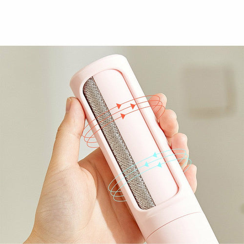 2-in-1 Pet Hair Remover – Reusable Brush & Lint Roller