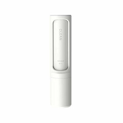 2-in-1 Pet Hair Remover – Reusable Brush & Lint Roller White