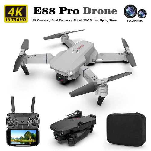 E88 Drone with HD Camera – Foldable Quadcopter Drone