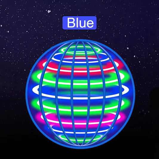 Flying ball, automatic spinning ball, LED dazzling lights, floating magic, fan, UFO flying machine, toy gift, game, sports ball
