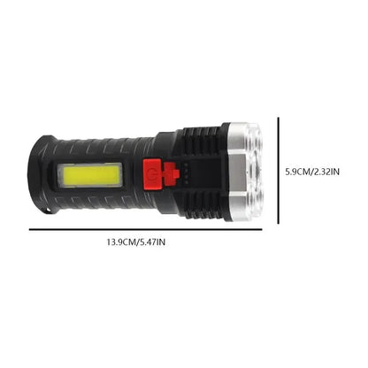 5 LED High Power Flashlight – Bright & Durable Torch
