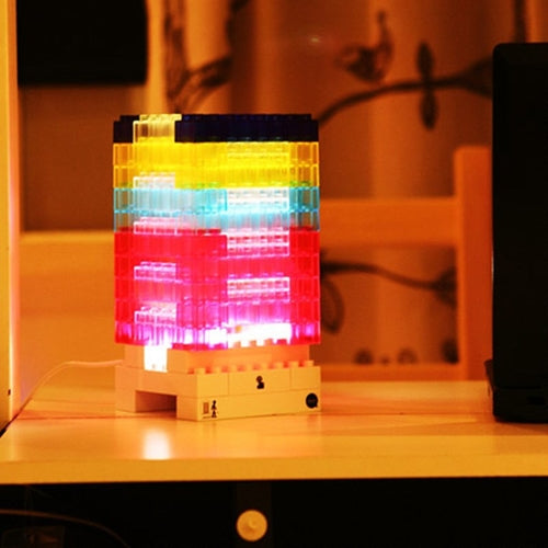 DIY Rainbow Blocks Lamp – Creative LED Night Light