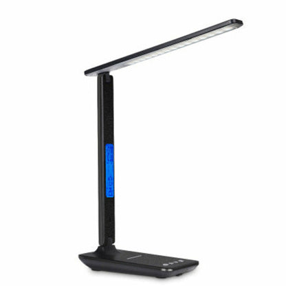 Lamp Plus 3-in-1 LED Lamp with Wireless Charger, Clock & Temperature