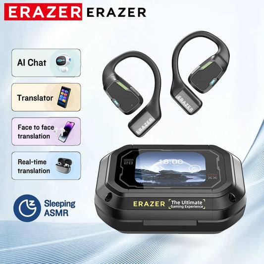 Erazer XP6 Wireless Headset – Powerful Sound & AI Translator