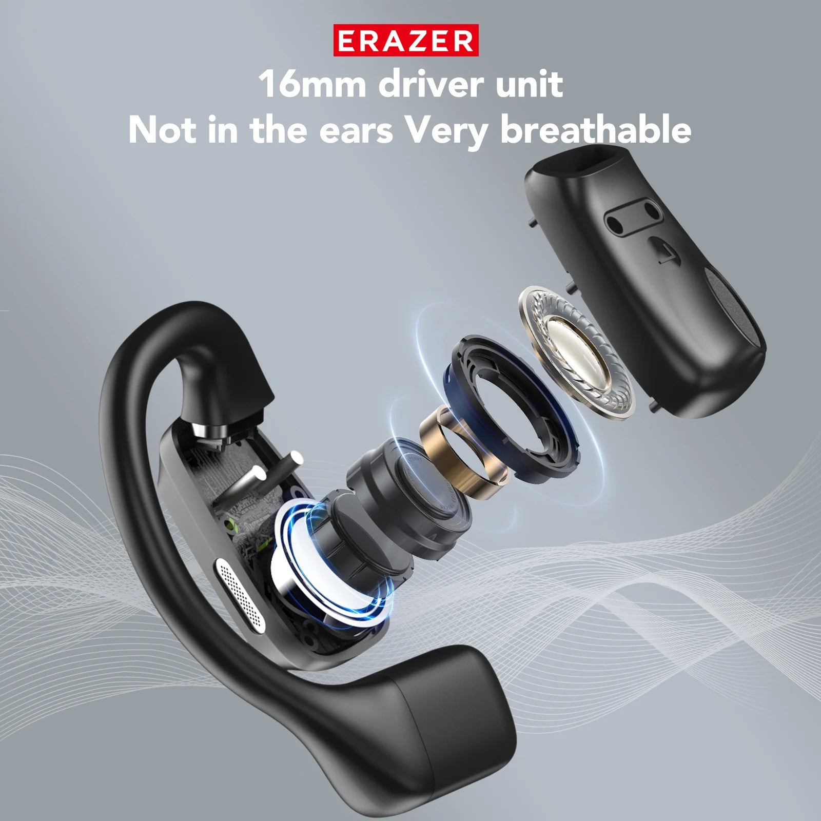 Erazer XP6 Wireless Headset – Powerful Sound & AI Translator