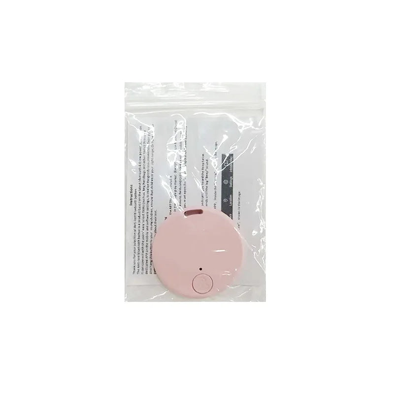 Smart Mini GPS Tracker – Real-Time Locator for Car, Luggage & More Pink-A