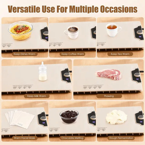 Food Warming Mat – Elektrische Wärmematte | Smart Electric Food Warming Mat