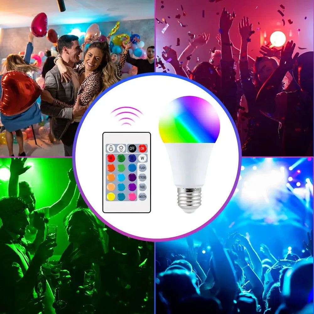 RGB LED Bulb – Color Changing & Dimmable Smart Light