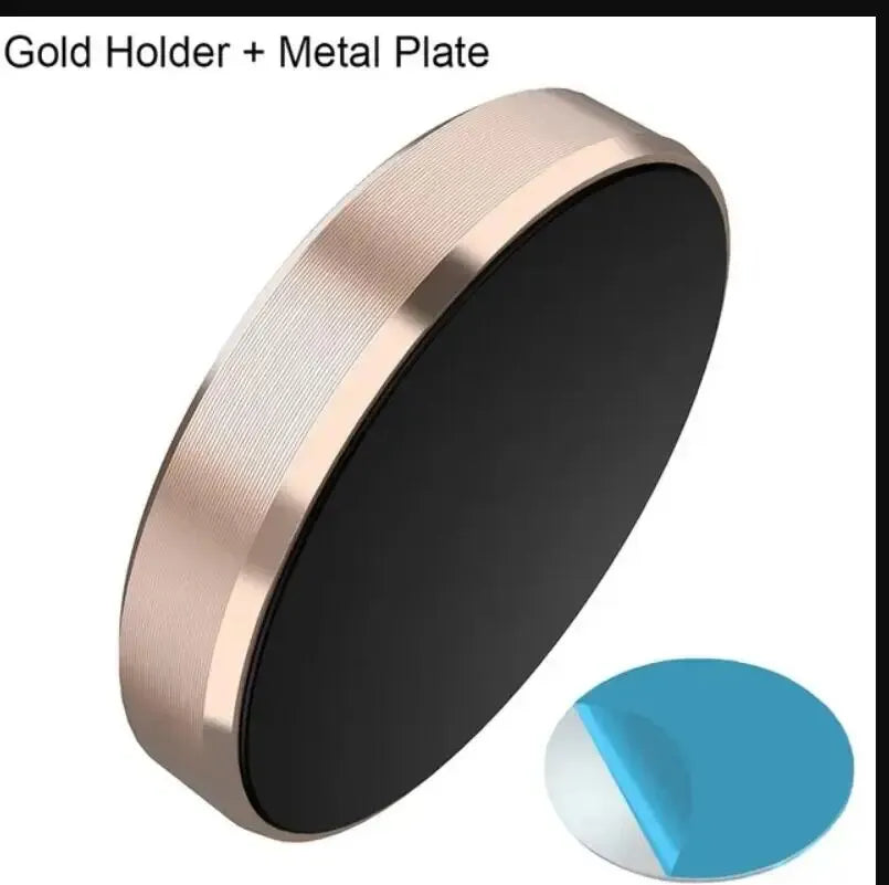 Magnetic Round Phone Holder Magnet Sticker for Car Interior Accessories GPS Air Vent Mount Mobile Stand