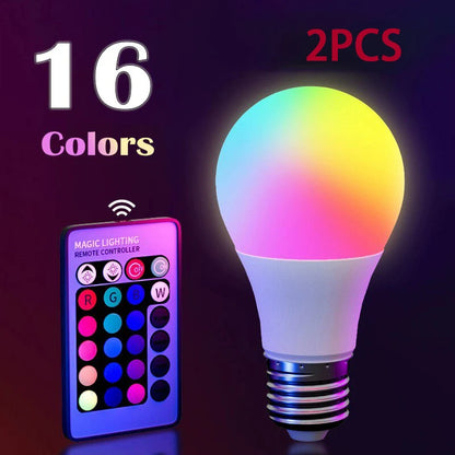 RGB LED Bulb – Color Changing & Dimmable Smart Light