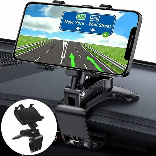 Universal Car Phone Holder – 360° Flexible & Secure Mount