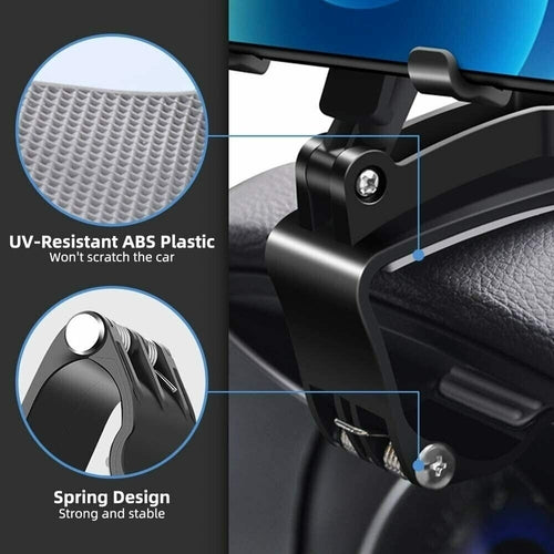 Universal Car Phone Holder – 360° Flexible & Secure Mount