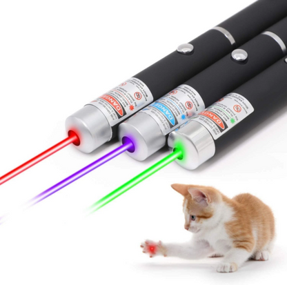 3-Pack Laser Pointer Set – Red, Green & Violet