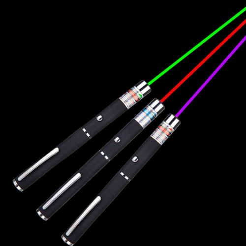 3-Pack Laser Pointer Set – Red, Green & Violet