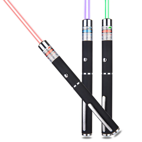 3-Pack Laser Pointer Set – Red, Green & Violet
