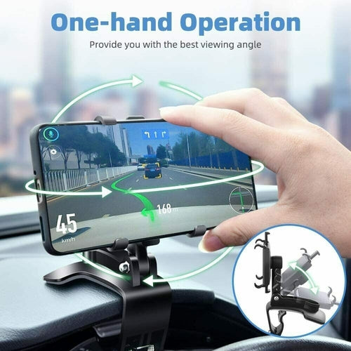 Universal Car Phone Holder – 360° Flexible & Secure Mount
