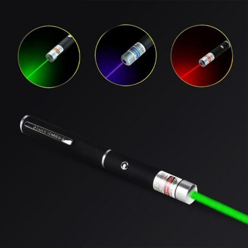 3-Pack Laser Pointer Set – Red, Green & Violet