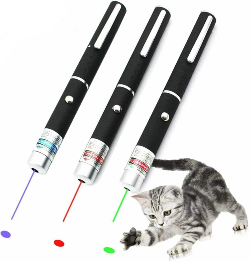 3-Pack Laser Pointer Set – Red, Green & Violet