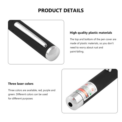 3-Pack Laser Pointer Set – Red, Green & Violet