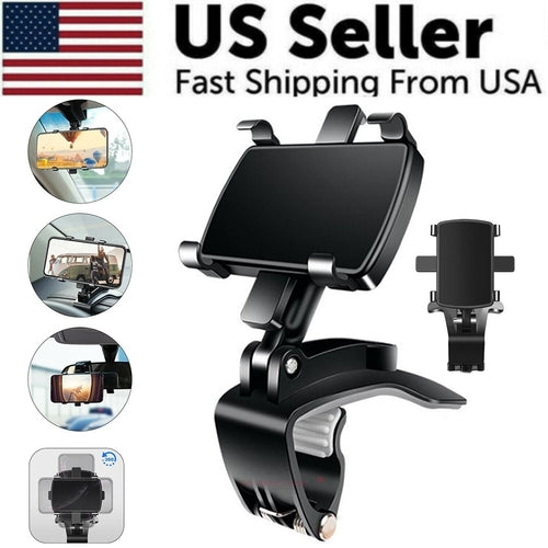 Universal Car Phone Holder – 360° Flexible & Secure Mount