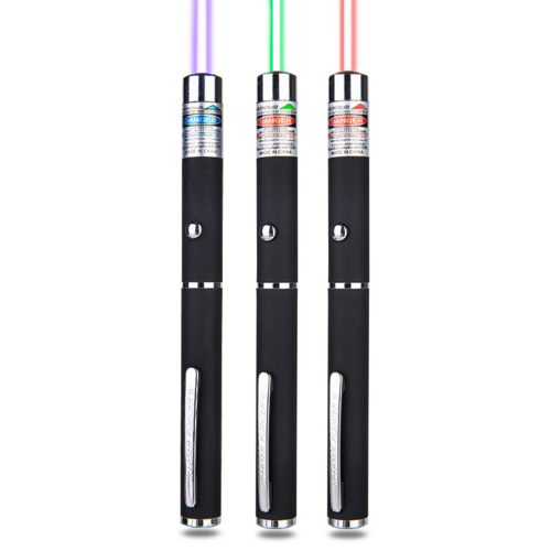3-Pack Laser Pointer Set – Red, Green & Violet