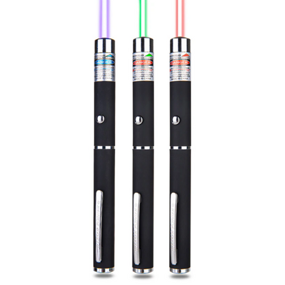 3-Pack Laser Pointer Set – Red, Green & Violet
