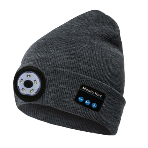 Wireless Bluetooth LED Hat with Built-in Speaker