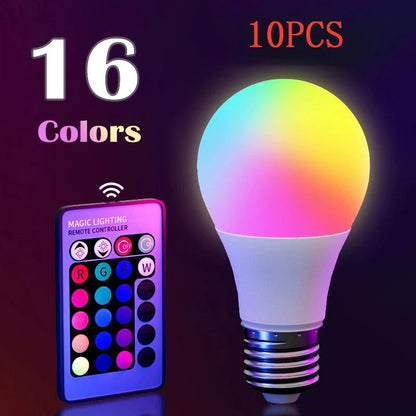 RGB LED Bulb – Color Changing & Dimmable Smart Light