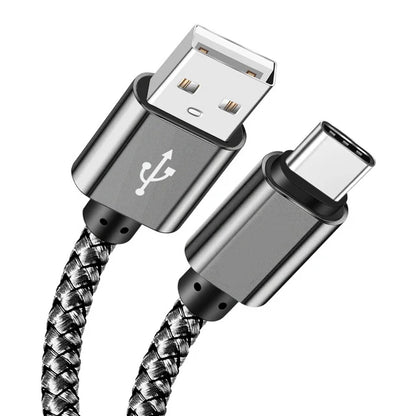 USB Fast Charging Cable 2m 1pcs Grey