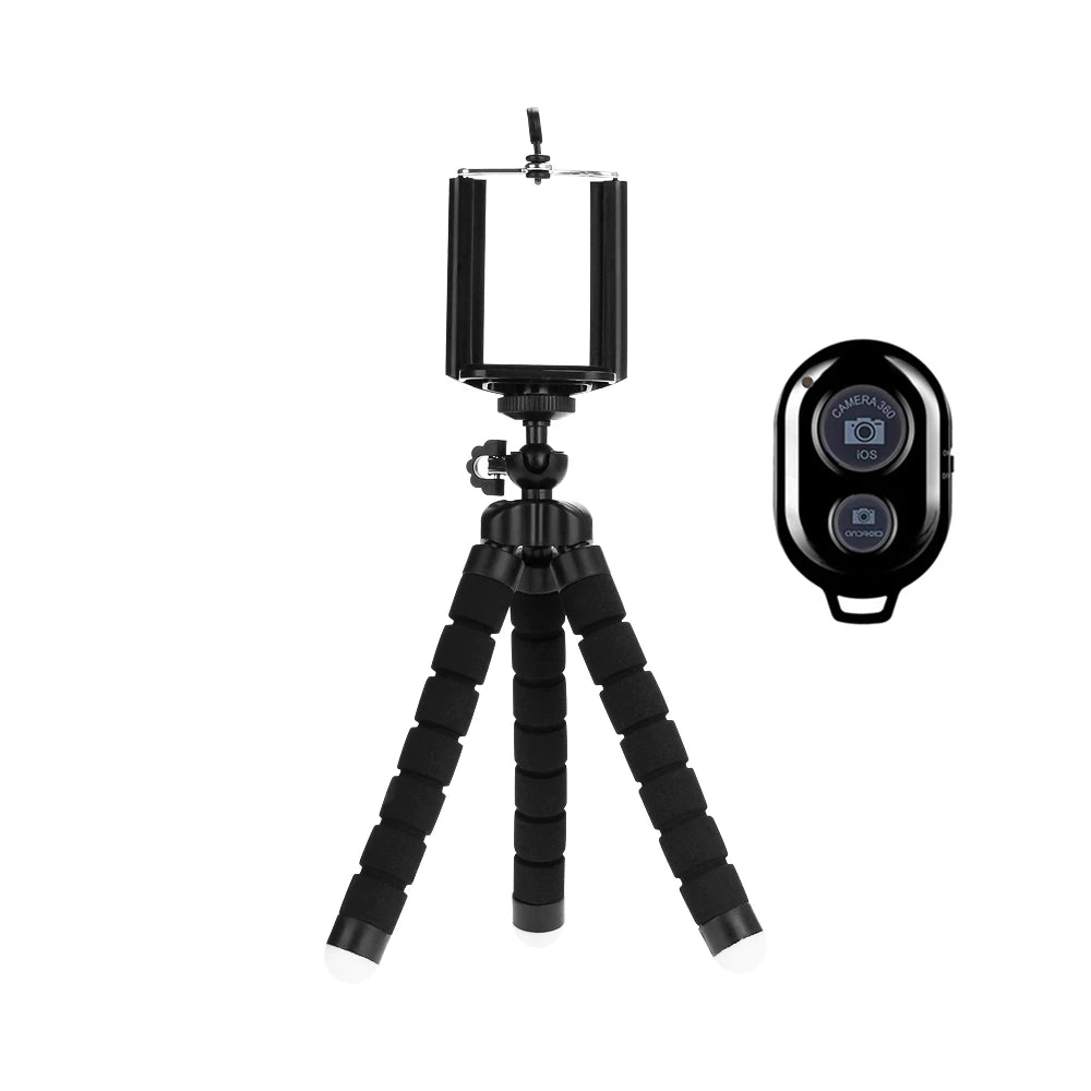 Mini Universal Photography Octopus Tripod Monopod Phone Mini Camera Phone Webcam Holder Clip Smartphone Monopod Tripe Stand