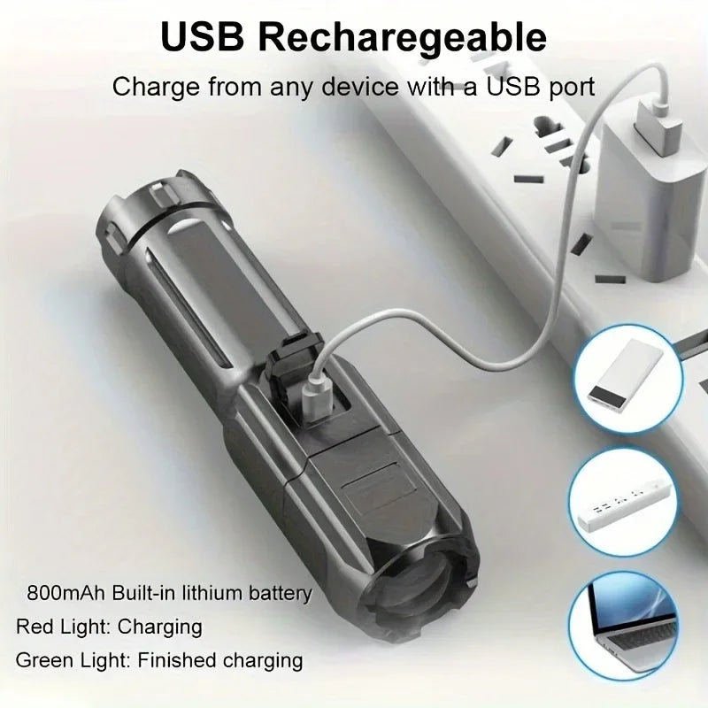 Powerful LED Tactical Flashlight