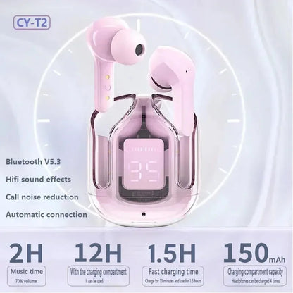 T2 Wireless Bluetooth Earbuds – Crystal Clear Sound