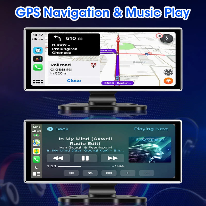 Dash Cam 4K – Wireless CarPlay & Android Auto