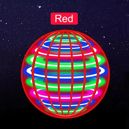 Flying ball, automatic spinning ball, LED dazzling lights, floating magic, fan, UFO flying machine, toy gift, game, sports ball