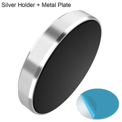 Magnetic Round Phone Holder Magnet Sticker for Car Interior Accessories GPS Air Vent Mount Mobile Stand