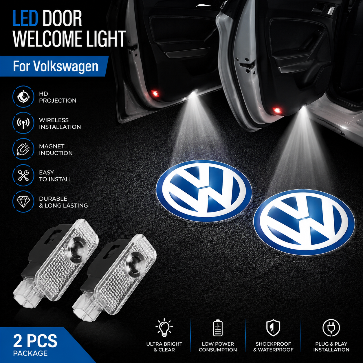 Volkswagen LED Door Welcome Lights