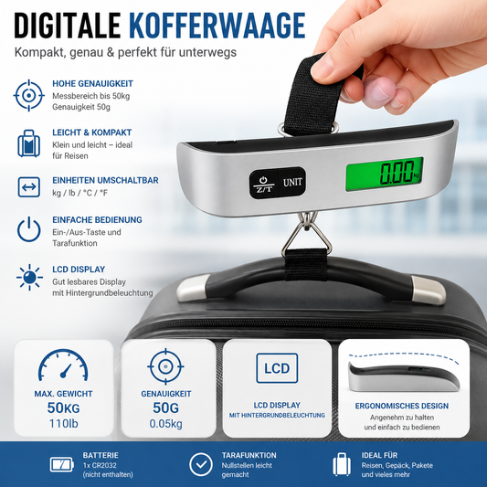 Portable Digital Luggage Scale