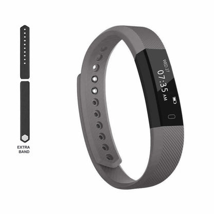 SmartFit Slim Activity Tracker & Smart Watch with Free Extra Band GRAY