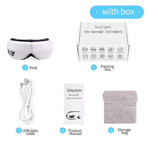 6D Smart Eye Massager – Daily Luxury Relaxation for Eyes