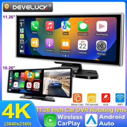 Dash Cam 4K – Wireless CarPlay & Android Auto