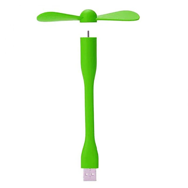 USB Cooling Fan Electronic Gadgets Ventilador green